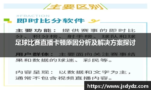 足球比赛直播卡顿原因分析及解决方案探讨
